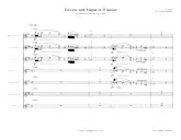 scarica la spartito per fisarmonica Toccata and Fugue in D minor /arranged (Arrangement :  Eddie Jennings for Saxophone Choir) in formato PDF