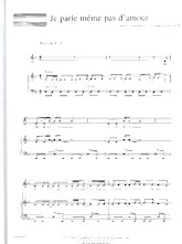 télécharger la partition d'accordéon Je parle même pas d'amour (Chant : Florent Pagny) (Slow) au format PDF