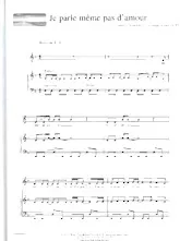 descargar la partitura para acordeón Je parle même pas d'amour (Chant : Florent Pagny) (Slow) en formato PDF