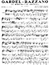 scarica la spartito per fisarmonica Gardel Razzano (El Morocho Y El Oriental) (Tango Milonga) (Piano) in formato PDF