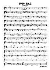descargar la partitura para acordeón 1919 Rag en formato PDF