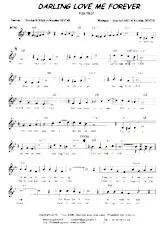scarica la spartito per fisarmonica Darling love me forever (Fox Trot) in formato PDF