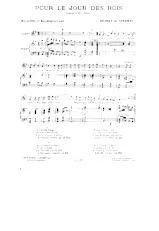 scarica la spartito per fisarmonica Pour le jour des rois (Chant : Yvette Guilbert) (Folk) in formato PDF