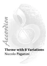 descargar la partitura para acordeón Theme with 8 Variations (Arrangement : H Radoev) en formato PDF