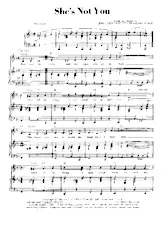 scarica la spartito per fisarmonica She's not you (Chant : Elvis Presley) (Swing Madison) in formato PDF
