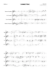 download the accordion score Summertime (Quarto Saxophone) (Parties Cuivres) (Arrangement : Marcello Franco) in PDF format