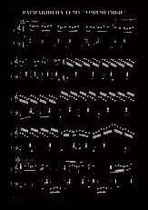 télécharger la partition d'accordéon Variations sur des thèmes : Les yeux noirs (Bayan) au format PDF