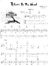 descargar la partitura para acordeón Blowin' in the wind (Chant :  Peter & Paul & Mary) (Rumba) en formato PDF
