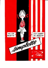 download the accordion score Simplette (Orchestration) (Valse Musette) in PDF format