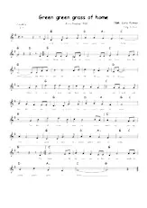 scarica la spartito per fisarmonica Green Green Grass (Chant : Elvis Presley / 1965) in formato PDF