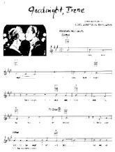 télécharger la partition d'accordéon Goodnight Irene (Chant : Peter & Paul & Mary) (Valse Lente) au format PDF