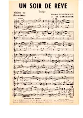 descargar la partitura para acordeón Un soir de rêve (Tango) en formato PDF