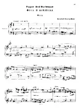 download the accordion score Fugue and Burlesque (Bayan / Accordéon) in PDF format