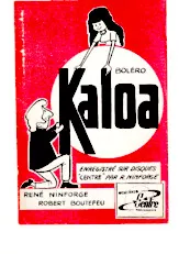 download the accordion score Kaloa (Orchestration) (Boléro) in PDF format