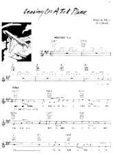 télécharger la partition d'accordéon Leaving on a jet plane (Chant : Peter & Paul & Mary) (Bolero) au format PDF