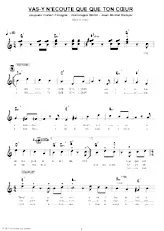 download the accordion score Vas-y n'écoute que ton coeur (Marche Disco) in PDF format