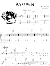 télécharger la partition d'accordéon Right field (Chant : Peter & Paul & Mary) (Valse) au format PDF