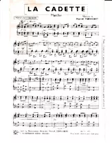 download the accordion score La Cadette (Marche) in PDF format