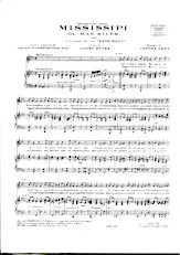 télécharger la partition d'accordéon Mississipi (Ol' man river) (De la Comédie Musicale : Show Boat) au format PDF