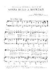 scarica la spartito per fisarmonica Gonna Build A Mountain (From the new musical Stop The World I Want To Off) in formato PDF