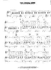scarica la spartito per fisarmonica The logical song (Supertramp) (Boléro) in formato PDF