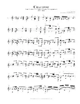 scarica la spartito per fisarmonica Chaconne (From Partita II for Violin without Accompaniment BWV 1004 (Transcription by Rodolfo Betancourt) in formato PDF