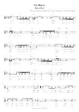 download the accordion score Oh Marie (Maria Mari) in PDF format