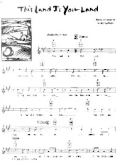 scarica la spartito per fisarmonica This land is your land (Chant : Trini Lopez) (Country Quickstep) in formato PDF