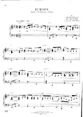 télécharger la partition d'accordéon Europa (Earth's Cry Heaven's Smile) (Arrangement : Tom Roed) au format PDF