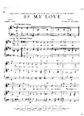 télécharger la partition d'accordéon Be My Love (Chant : Kathryn Grayson and Mario Lanza) au format PDF