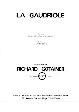 descargar la partitura para acordeón La Gaudriole en formato PDF