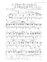 télécharger la partition d'accordéon A kiss to build a dream on (Arrangement : Johnny Warrington and Dudley E Bayford) (Piano Conductor) (Fox Trot) au format PDF