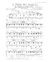 download the accordion score A kiss to build a dream on (Arrangement : Johnny Warrington and Dudley E Bayford) (Piano Conductor) (Fox Trot) in PDF format