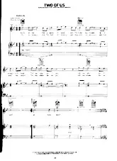scarica la spartito per fisarmonica Two of us (Interprètes : Supertramp) (Slow) in formato PDF