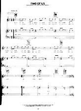 descargar la partitura para acordeón Two of us (Interprètes : Supertramp) (Slow) en formato PDF