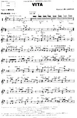 download the accordion score Vita (Chant : Lucio Dalla & Gianni Morandi) (Slow) in PDF format