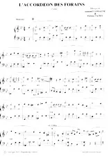 download the accordion score L'accordéon des forains (Valse) in PDF format