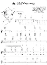 descargar la partitura para acordeón We shall overcome (Arrangement : Zilphia Horton & Frank Hamilton & Guy Carawan & Pete Seeger) (Folk Ballade) en formato PDF