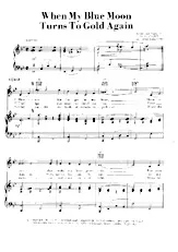 télécharger la partition d'accordéon When my blue moon turns to gold again (Chant : Elvis Presley) (Swing Madison) au format PDF
