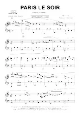 scarica la spartito per fisarmonica Paris le soir (Valse Musette) in formato PDF