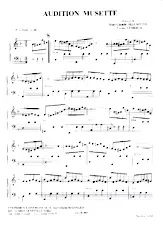 descargar la partitura para acordeón Audition Musette (Valse) en formato PDF