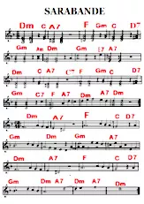 descargar la partitura para acordeón Sarabande (Relevé) en formato PDF