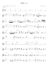 télécharger la partition d'accordéon Oblivion (Harmonisation José Viscaïno) au format PDF