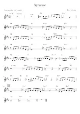 descargar la partitura para acordeón Syracuse (Harmonisation : José Viscaïno) en formato PDF