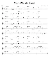 télécharger la partition d'accordéon More (Du Film : Mondo Cane) (For Bb Clarinet / Saxophon) (Rumba) (Relevé) au format PDF