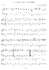 download the accordion score La valse des colombes in PDF format