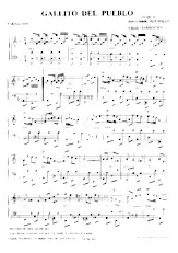 download the accordion score Gallito del Pueblo (Paso Doble) in PDF format