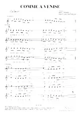 descargar la partitura para acordeón Comme à Venise (Boléro) en formato PDF