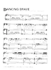 télécharger la partition d'accordéon Dancing brave (Chant : France Gall) (Slow) au format PDF