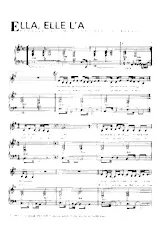 scarica la spartito per fisarmonica Ella, elle l'a (Chant : France Gall) (Soul Rock) in formato PDF